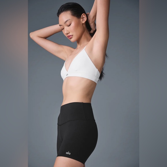 ALO YOGA | ✨NEW✨ Splendor Bra in White/Black - Picture 5 of 6